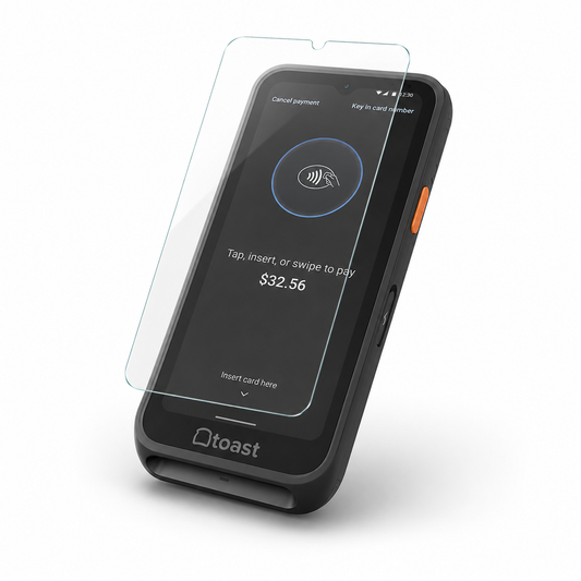 Toast Go 3 Screen Protector | Tempered Glass Shield for Toast POS Handheld