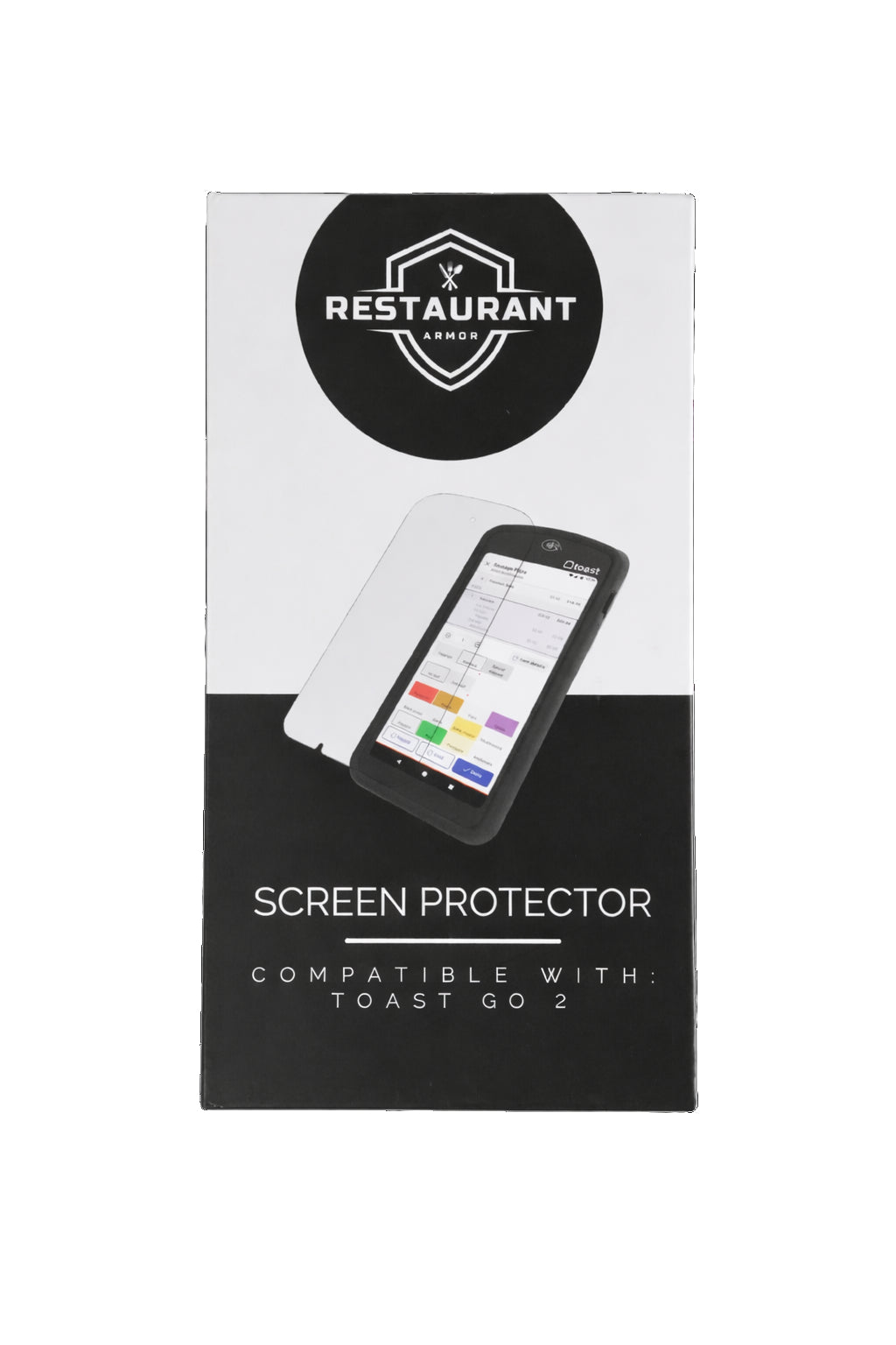 Toast Go 2 Screen Protector | Tempered Glass Shield for Toast POS Handheld