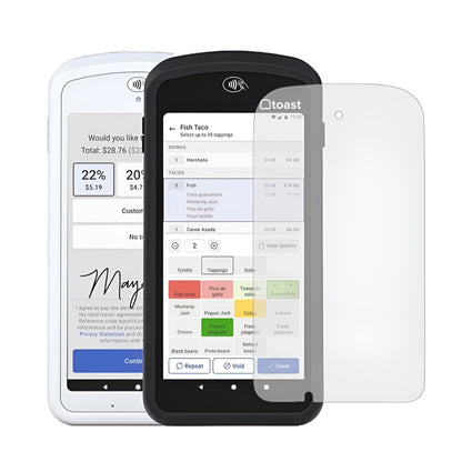 Toast Go 2 Screen Protector | Tempered Glass Shield for Toast POS Handheld